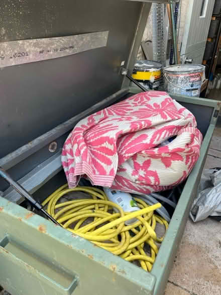 Photo of free Green metal storage unit (Brighton North Laine) #2