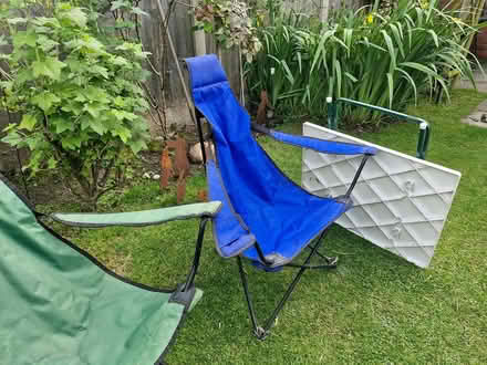 Photo of free 2 camping chairs and table (Walsall WS3) #1