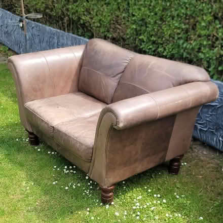 Photo of free Two seater leather Settee (Rotherham S60) #3