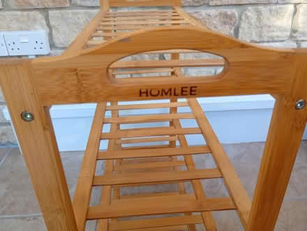 Photo of free Wooden shoe rack (Stroud GL5) #3