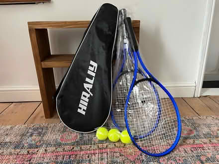 Photo of free Tennis racquet set and balls (North City NR3) #1