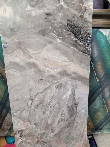 Photo of free 4 offcuts of darker-coloured bathroom wall panels (Springfield CM1) #3