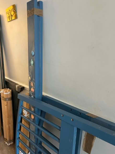 Photo of free Blue single bed (Wandsworth) #2