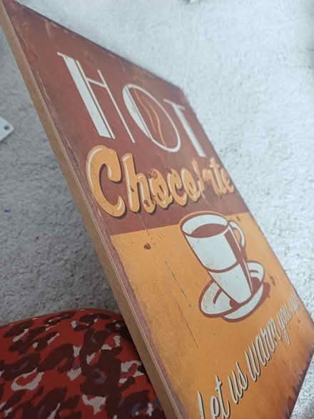 Photo of free Hot Choclate wooden signage (Lordswood ME5) #1
