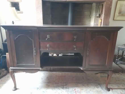 Photo of free Mahogany bow front sideboard (Armathwaite CA4) #1