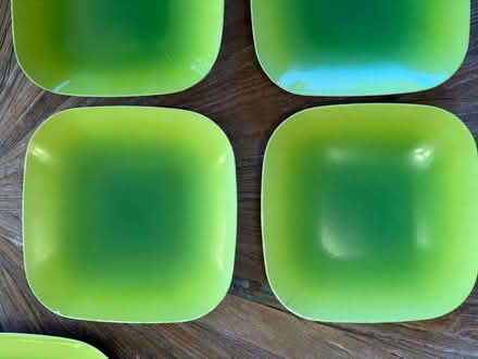 Photo of free Plastic dinner & salad plate set (1075 Valencia Avenue) #4