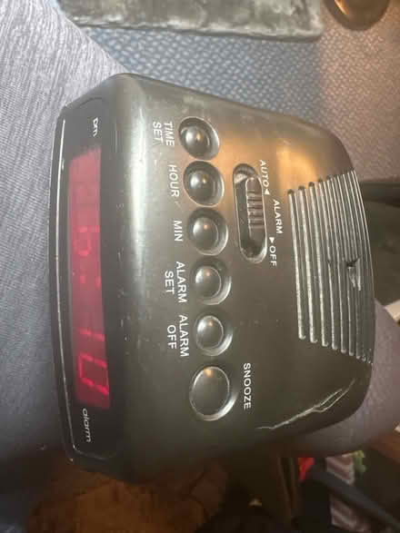 Photo of free Small Alarm clock radio (Ashford TW15) #2