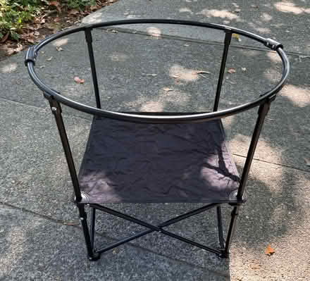 Photo of free Collapsible folding camping table (1075 Valencia Avenue) #1