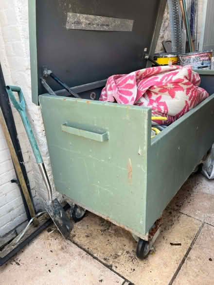 Photo of free Green metal storage unit (Brighton North Laine) #3