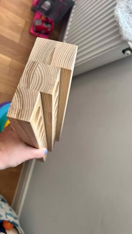 Photo of free Wooden bottle shelf (HA0) #3