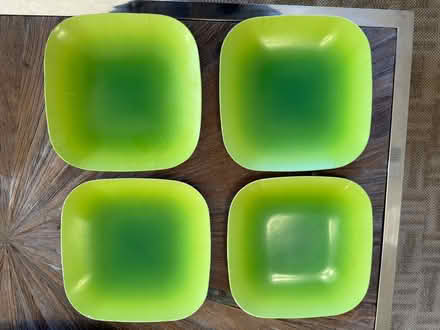 Photo of free Plastic dinner & salad plate set (1075 Valencia Avenue) #3