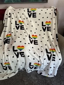 Photo of free Love is Love Throw #1