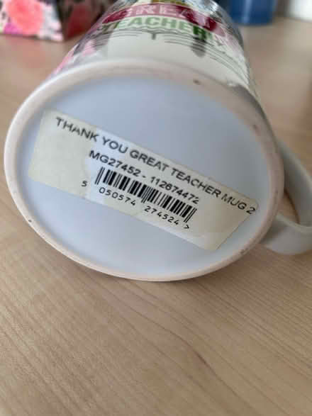 Photo of free Mug - thank you teacher (Ha2 8pw) #2