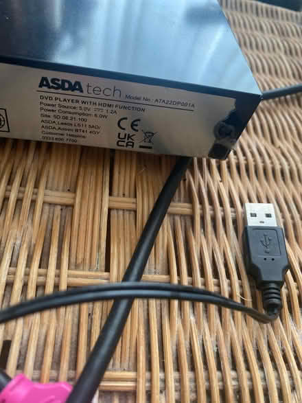Photo of free ASDA DVD Player No Remote (Isle of Walney LA14) #1