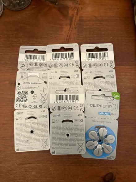 Photo of free Expired Cochlear Implant batteries (Cliff N / Mississauga Valley) #1