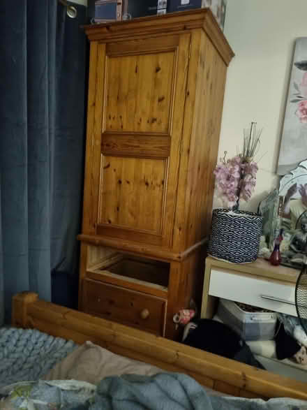 Photo of free Pine wooden wardrobe (Trowbridge BA14) #1