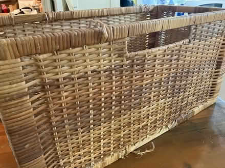 Photo of free old large wicker storage baskets (sausalito) #2