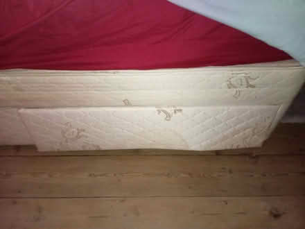 Photo of free Super king size divan bed. Splits into 2 . (Blacklands TN34) #2