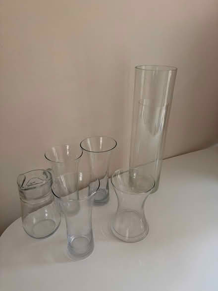 Photo of free Selection of glass vases (CH66) #1