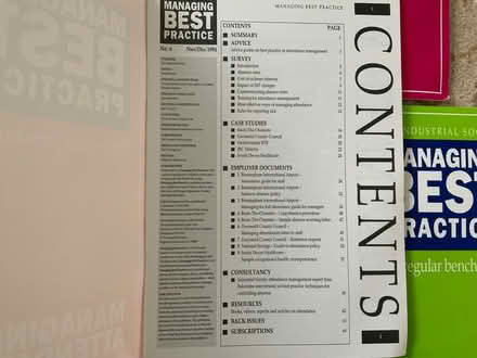 Photo of free Industrial Society Managing Best Practice books (Westbrook WA5) #4