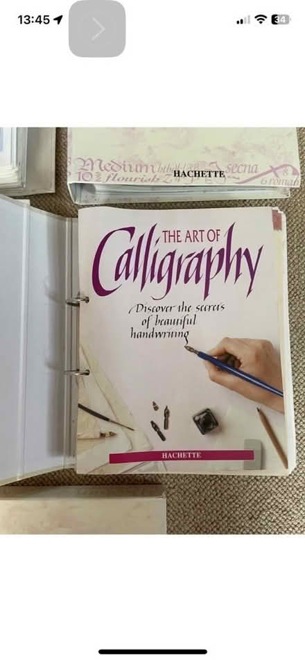 Photo of free The Art of Calligraphy by Hachette - 8 full volumes (Horsell GU21) #1