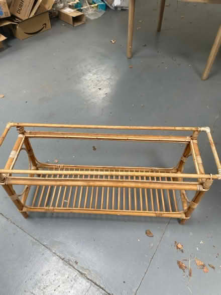 Photo of free Bamboo plant stand or coffee table (Colchester 3 miles. CO6) #1