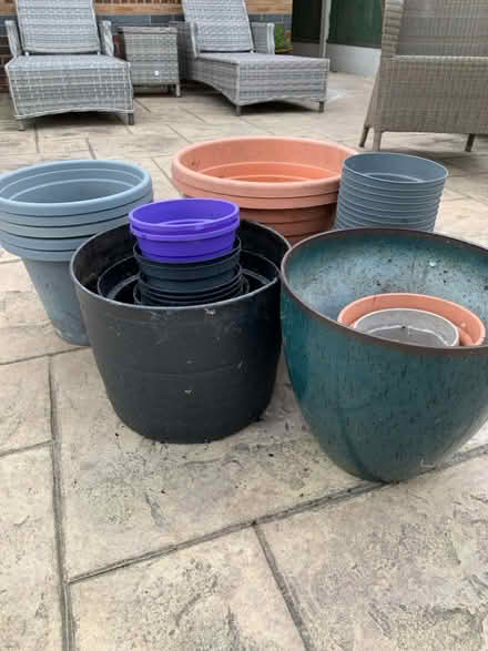 Photo of free Mixed garden plant pots (Leasowe CH45) #1