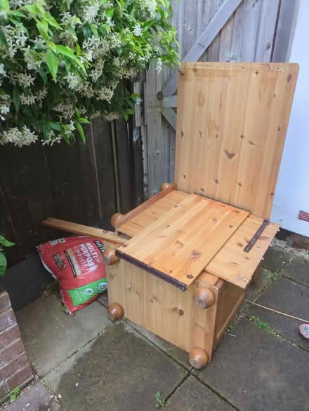 Photo of free Solid pine desk dismantled (GL1) #1
