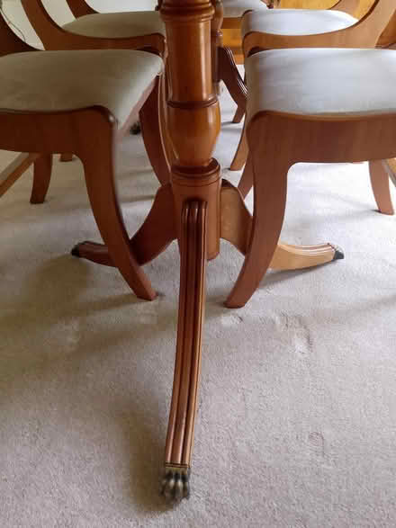 Photo of free Dining table with 6 chairs. VGC (Wigmore ME7) #3