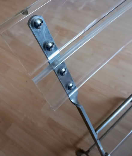 Photo of free Perspex and metal chairs x4 (Tooting Bec) #2