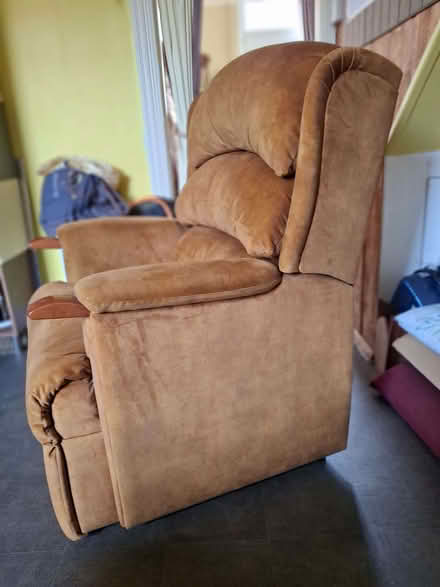 Photo of free Gold armchair (Alexandra Park M14) #3
