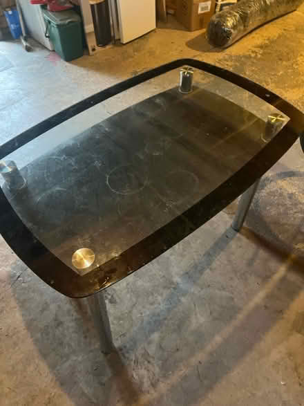 Photo of free Glass table and chairs (UB7) #1
