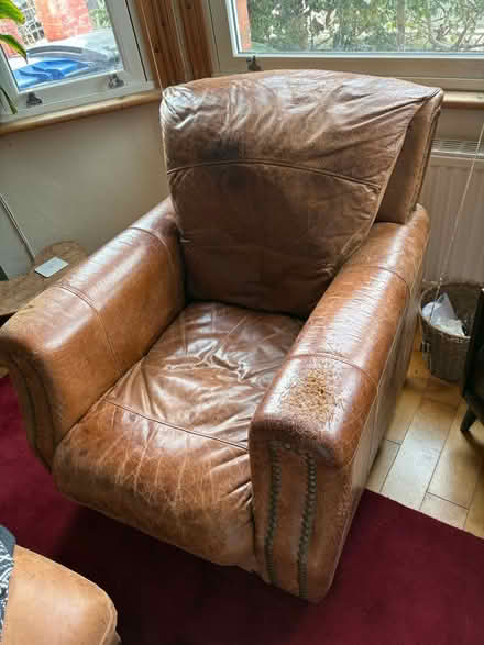Photo of free Leather chair (NW2) #1