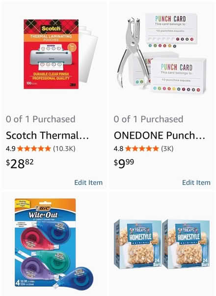 Photo of classroom supplies (Gibsonton) #3