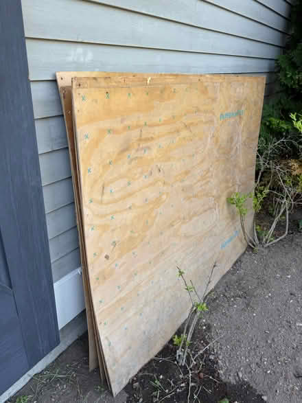 Photo of free 6 sheets plywood 4’ x5’ (Westwood, MA) #1