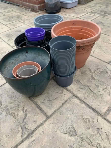 Photo of free Mixed garden plant pots (Leasowe CH45) #2