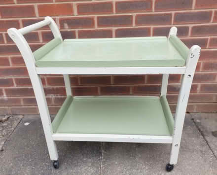 Photo of free Wooden tea trolley (Llandrindod LD1) #1
