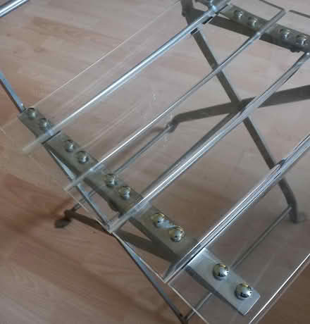 Photo of free Perspex and metal chairs x4 (Tooting Bec) #3