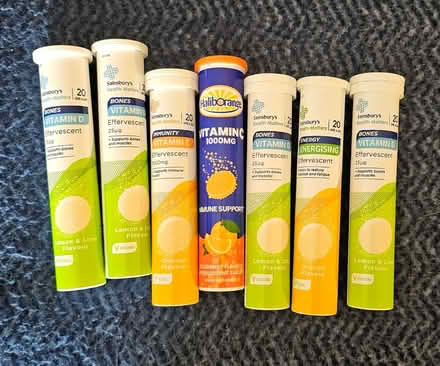 Photo of free 7 tubes Vitamin D and C fizzy tablets (Pilrig EH6) #1