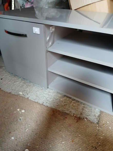Photo of free Grey TV cabinet (CM3 6JG) #2