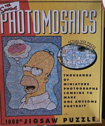 Photo of free 1000 piece Simpson puzzle (West Oxfordshire OX28) #1