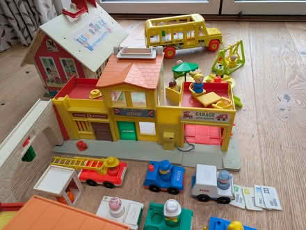 Photo of free Fisher Price main street, school, bus, playground (1980s) (Long Ditton KT7) #3