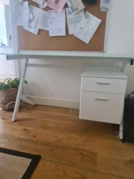 Photo of free Glass desk (Dublin 5) #1