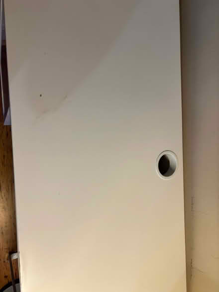 Photo of free IKEA mikke white desk (Kilburn NW6 2) #4