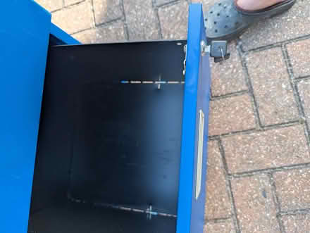 Photo of free Blue filing cabinet (Wickford SS11) #3