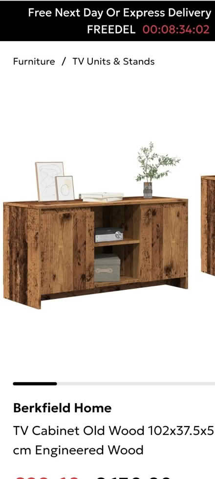 Photo of free TV cabinet - flatpack and brand new (Fulwood S10) #1