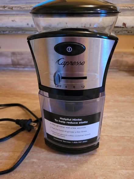 Photo of free Capresso Coffee Grinder (Los Altos Hills, CA) #1