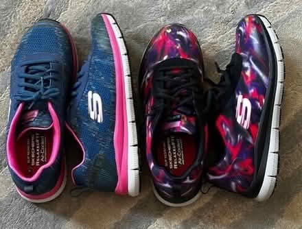 Photo of free Two Pairs of Sketcher Shoes #1