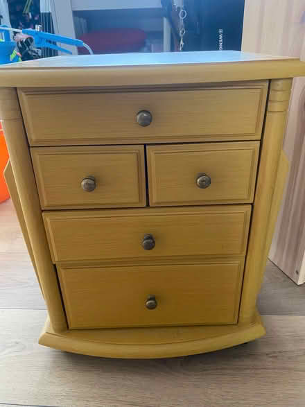 Photo of free IKEA child’s storage unit, IKEA table and 2 chairs and bedsi (Grays RM17) #2