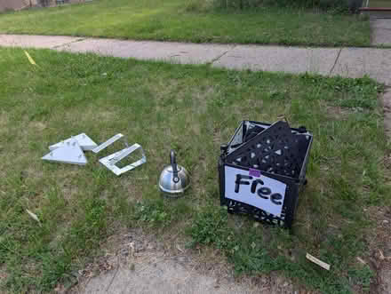 Photo of free Corner shelf laptop stand etc (EMU campus) #1